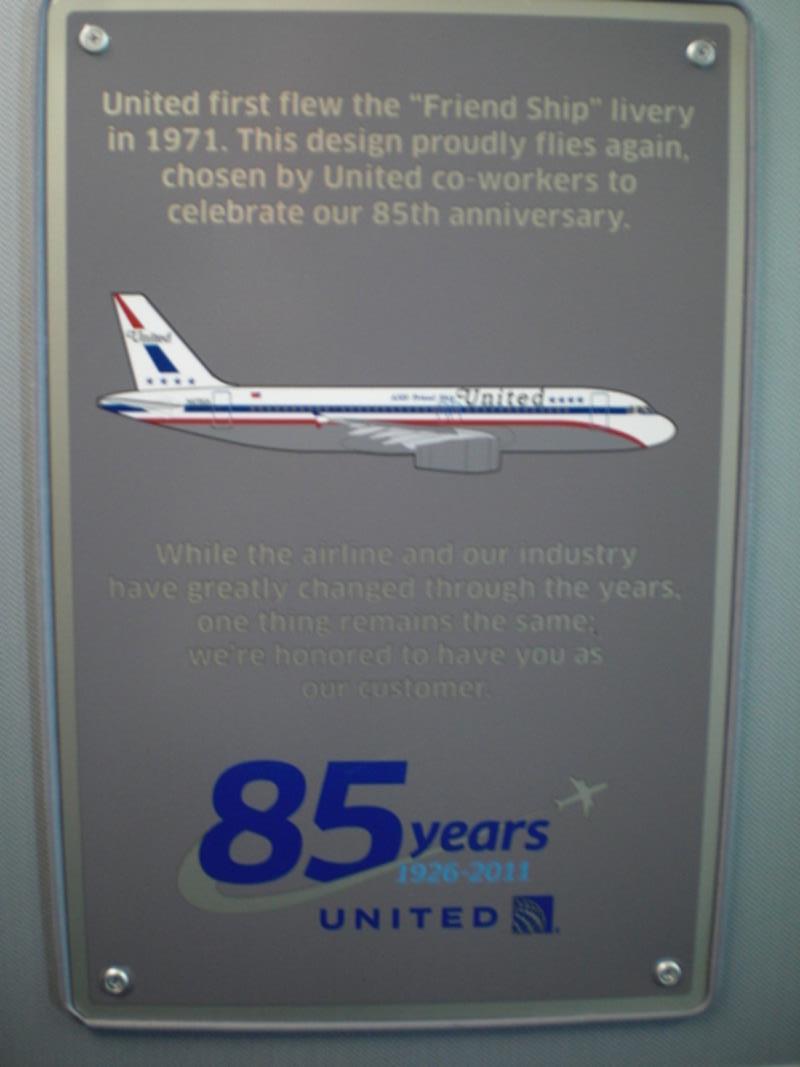 United Airlines 85th anniversary