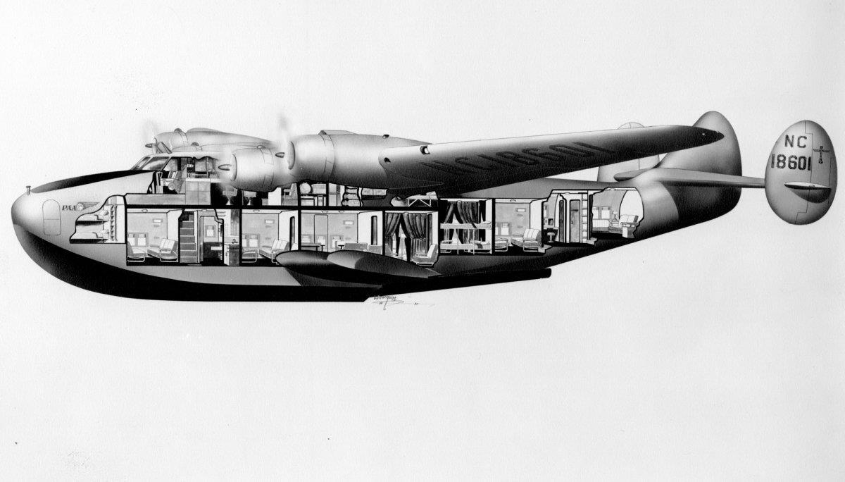 Pan American Clipper Flying Boats built by The Boeing Company