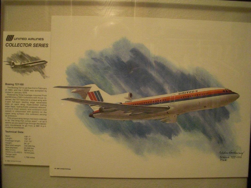 United Airlines Boeing 727