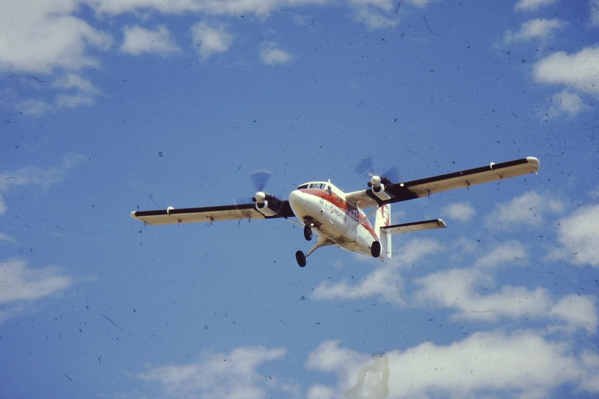 Planes Landing at Stapleton Airport, Denver, 1980