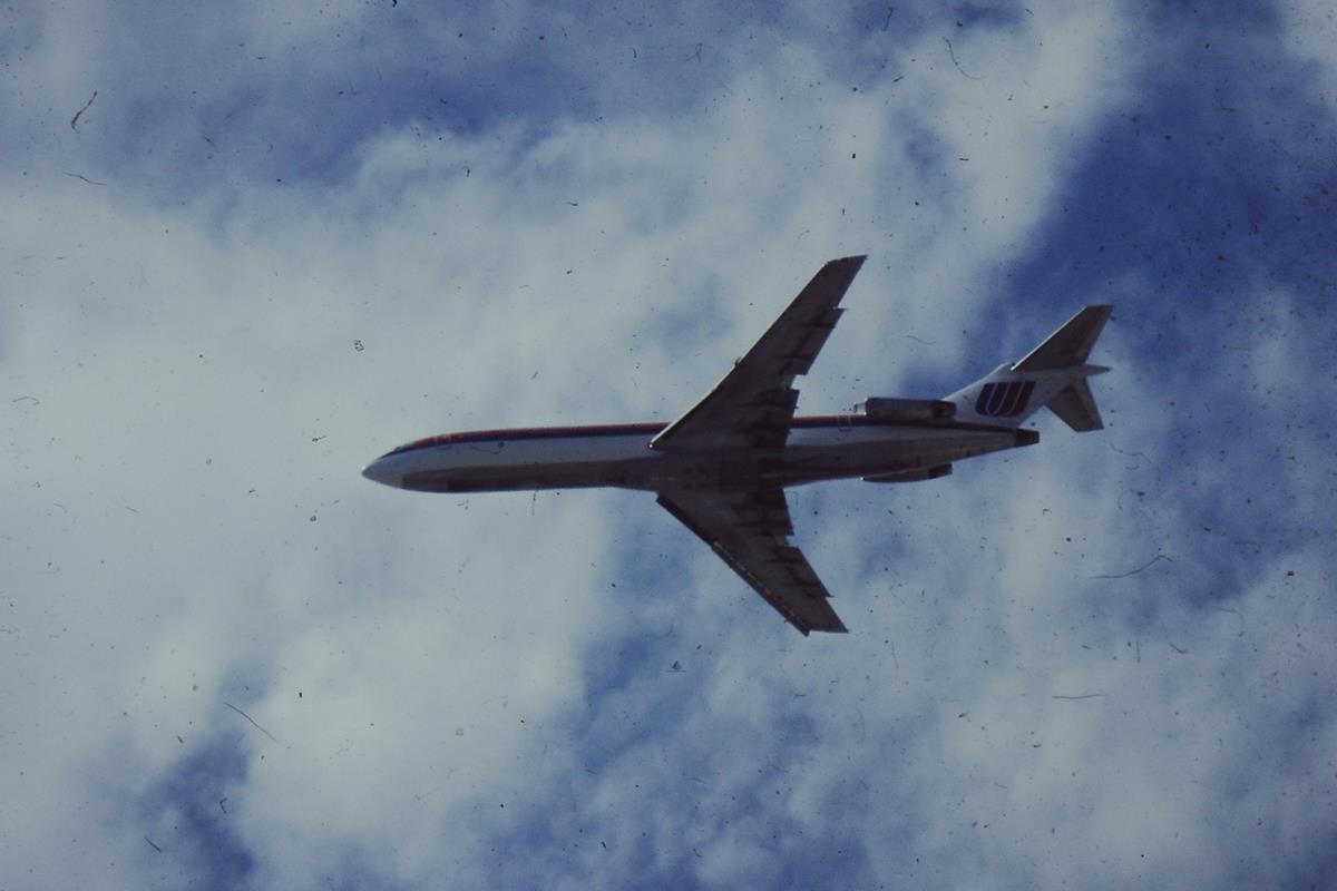 Planes Landing at Stapleton Airport, Denver, 1980