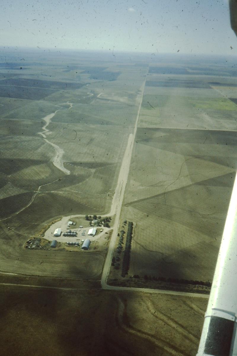 Reid International Airport, southeast of Roggen, Colorado, February 1992