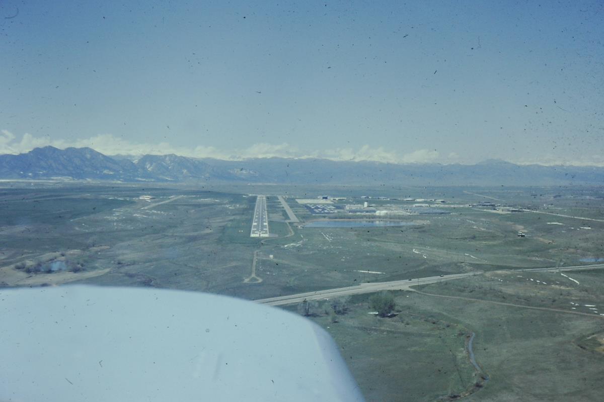 Approach to Runway 29R at Jeffco, April 1985