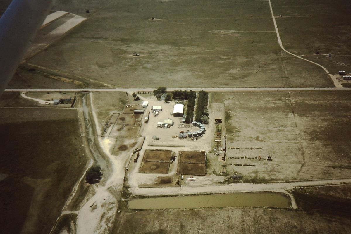 Shoeneman Ranch Strip, south of Roggen, Colorado, June 1989
