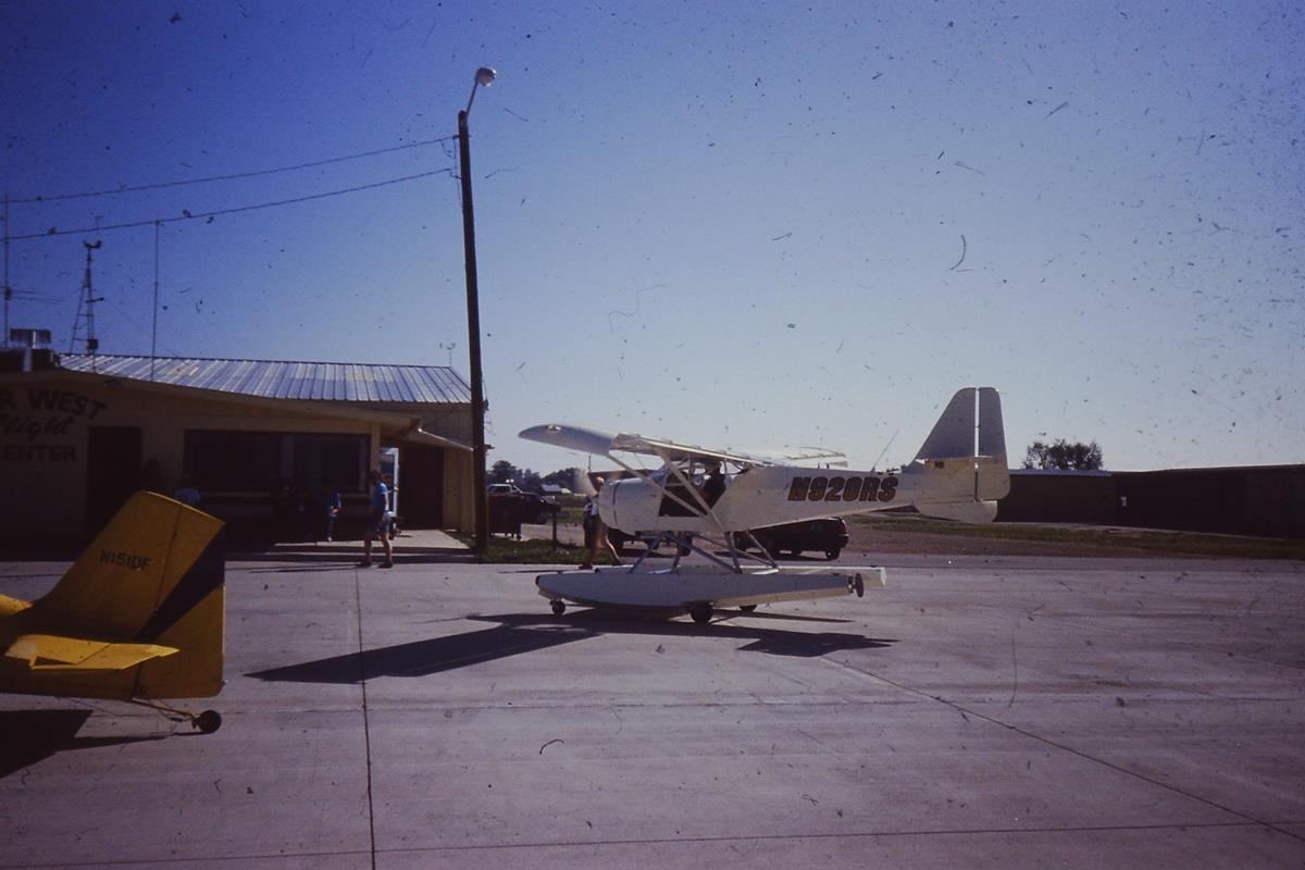 Planes at Longmont Airport, March 1993