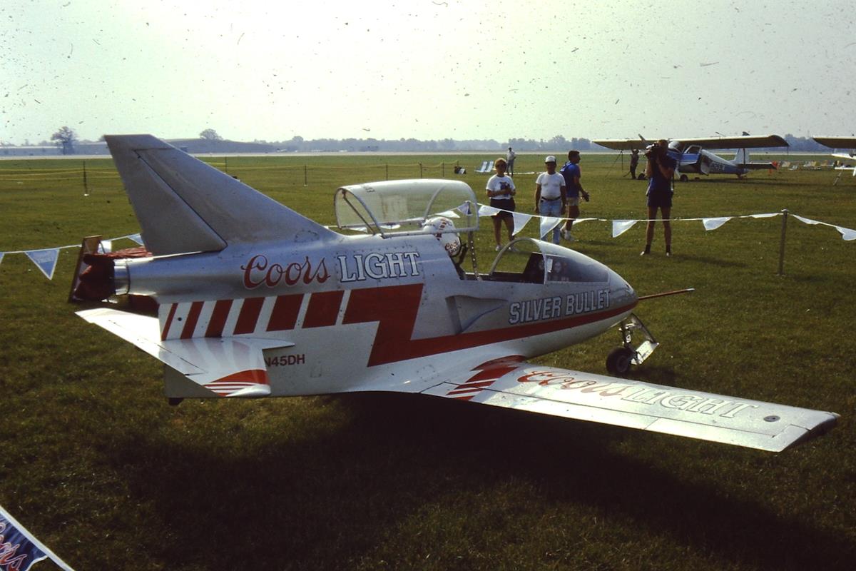 BD-5J Silver Bullet homebuilt personal jet, August 1987