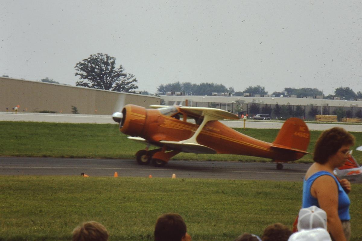 Beechcraft Staggerwings at Oshkosh, August 1987