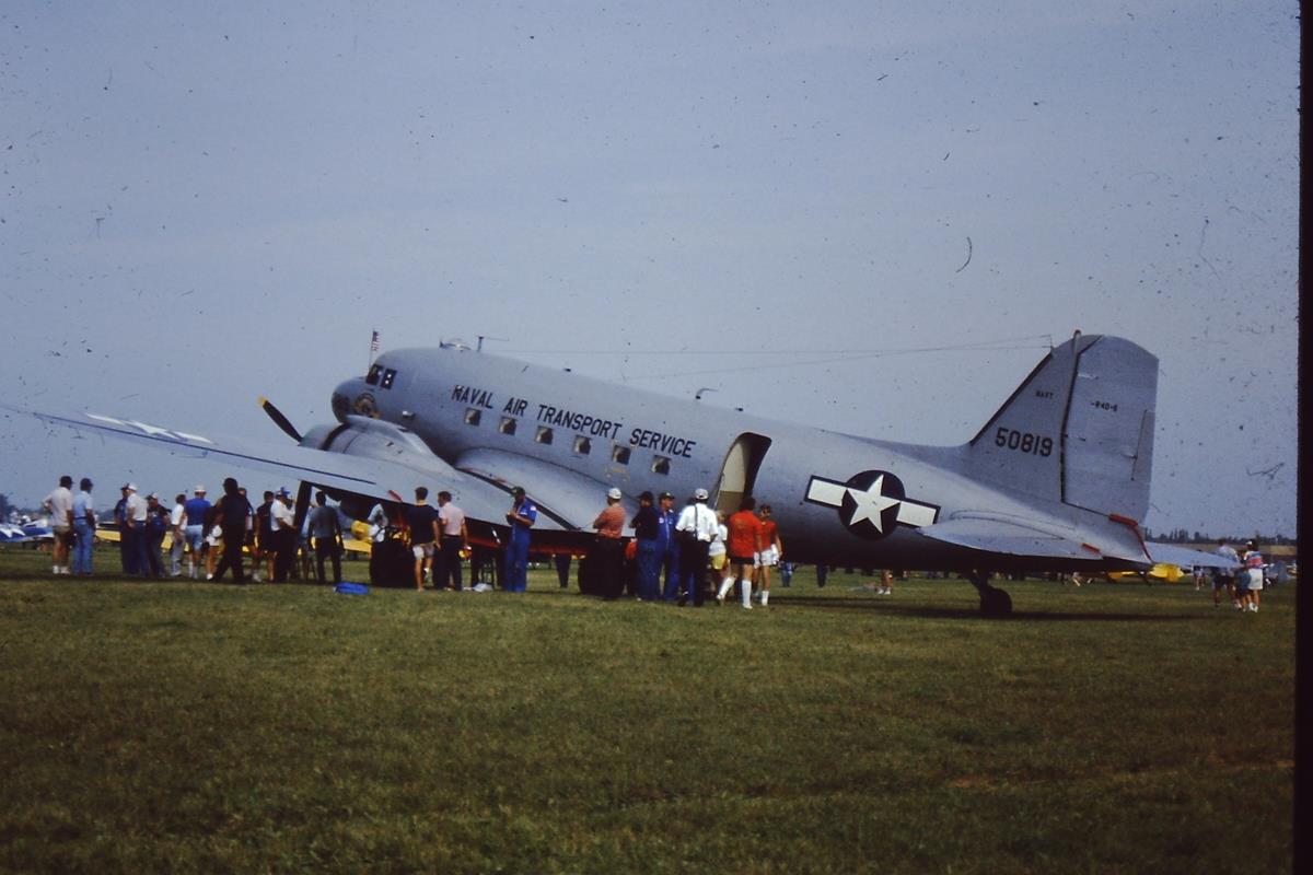 Douglas C-47 (DC-3) at Oshkosh, Wisconsin, August 1987