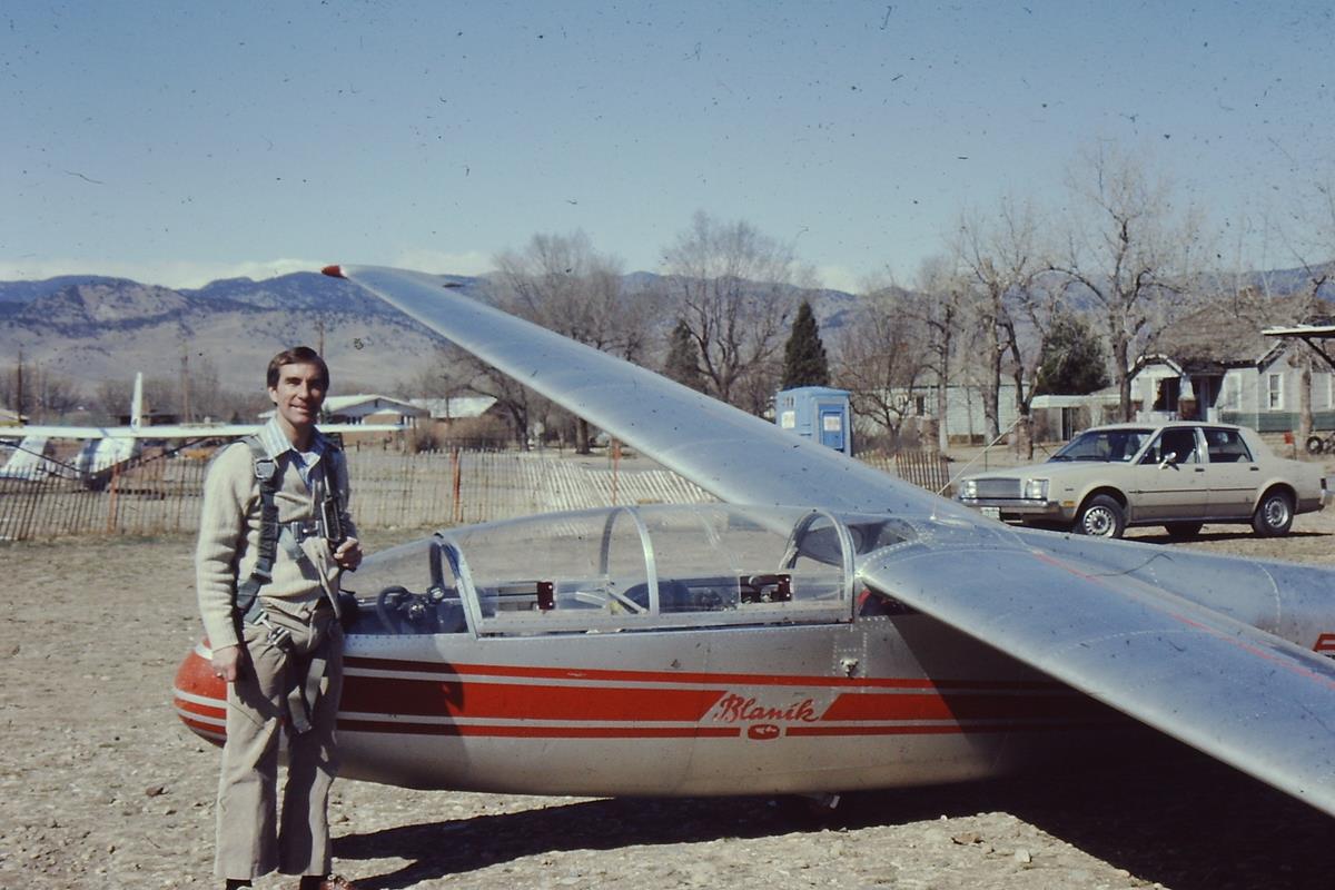 Blanik L-13 Glider at Boulder Airport