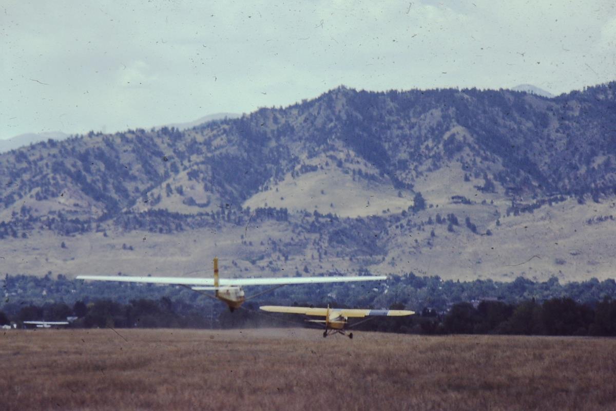 Sailplanes (Gliders) at Boulder, Colorado, 1981