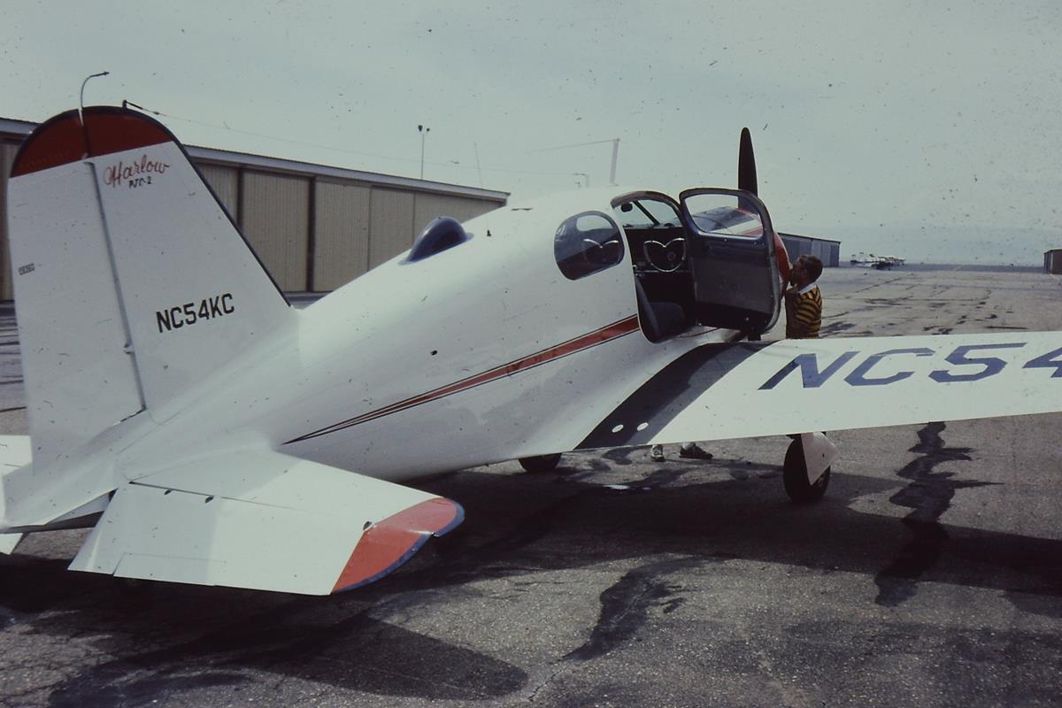 One of 3 flyable Harlow aircraft, 1985, 1989, & 1992