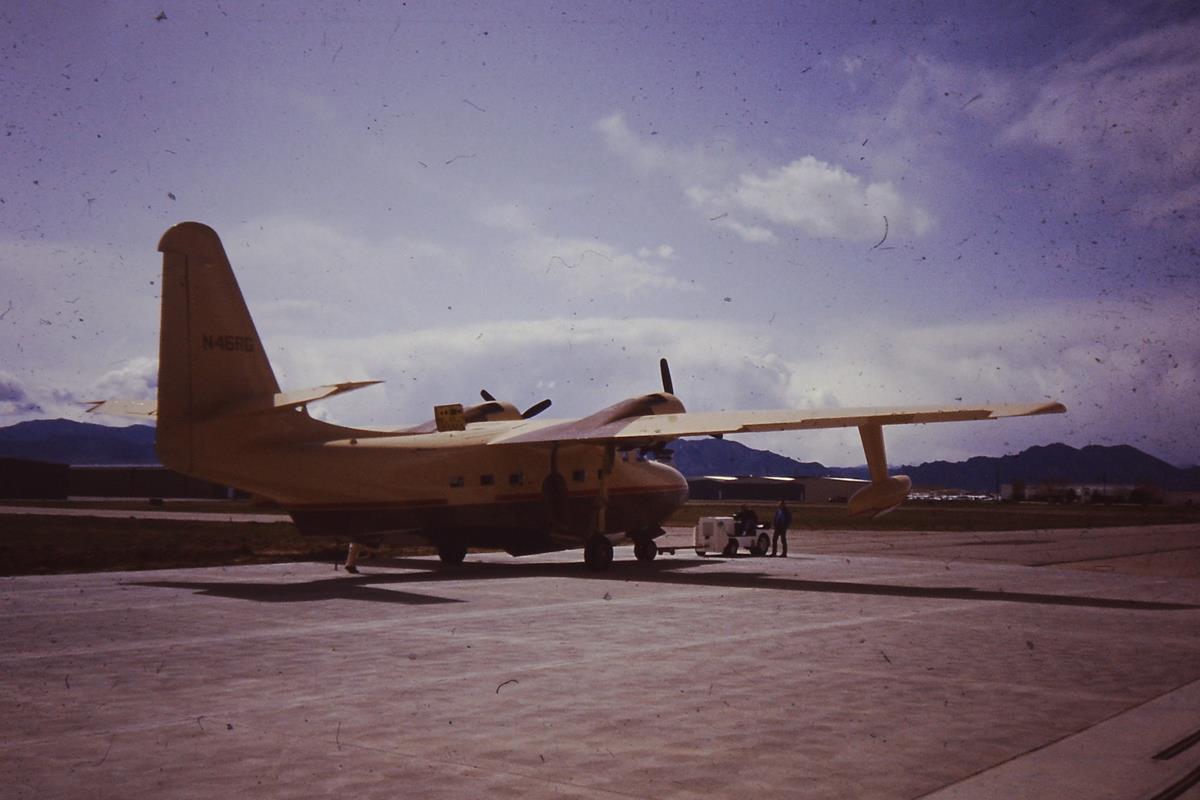 Flying Boat Amphibian at Jeffco Airport, Colorado, February 1992