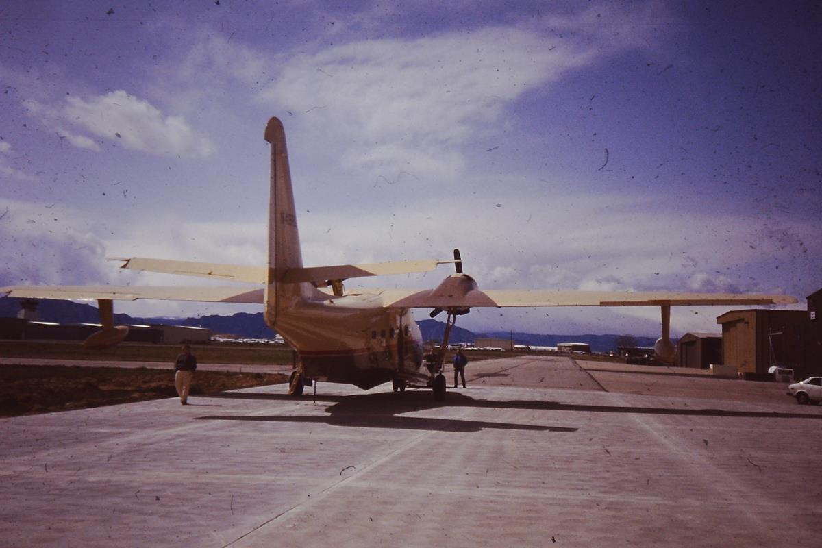 Flying Boat Amphibian at Jeffco Airport, Colorado, February 1992
