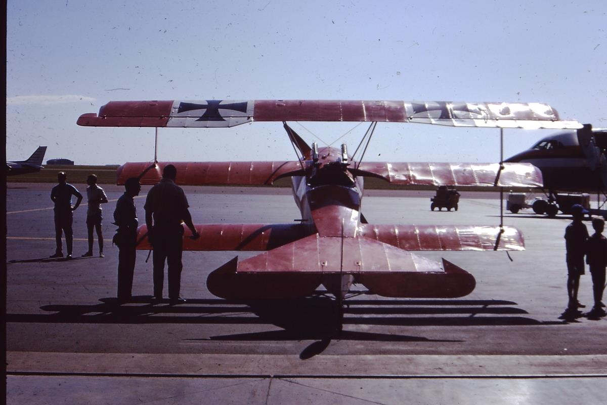 Fokker DR-1 Triplane (Dridecker) replica, Colorado Springs, 1969