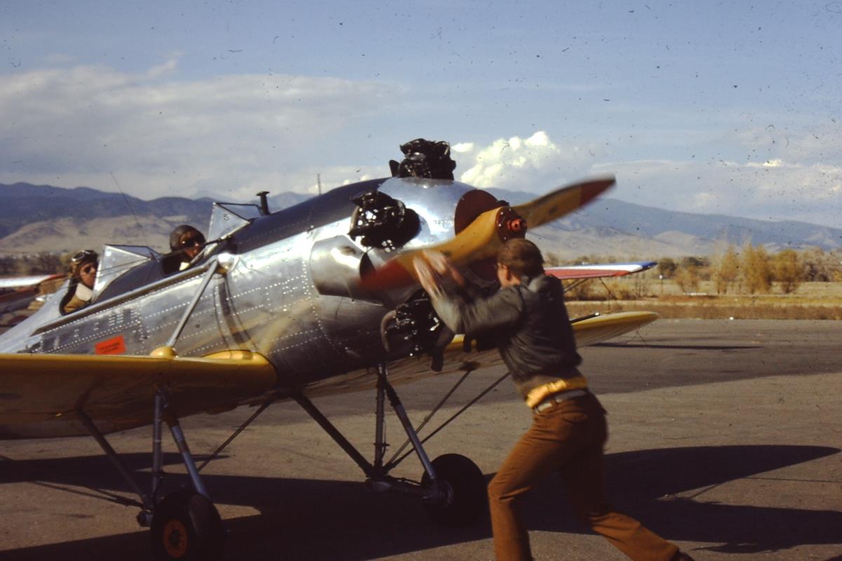 PT-22 Army Trainer, Boulder, Colorado, October 1974.