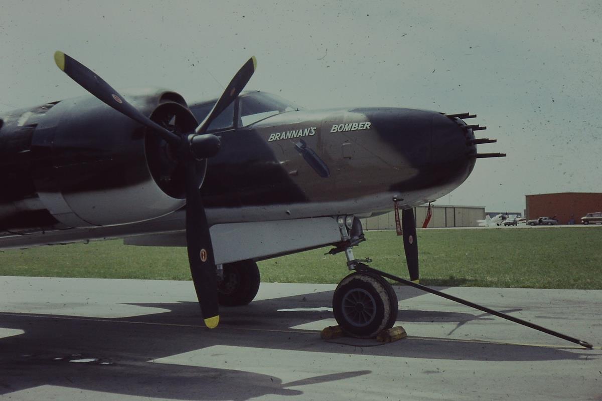 Douglas B26 at Jeffco Airport, June 1985