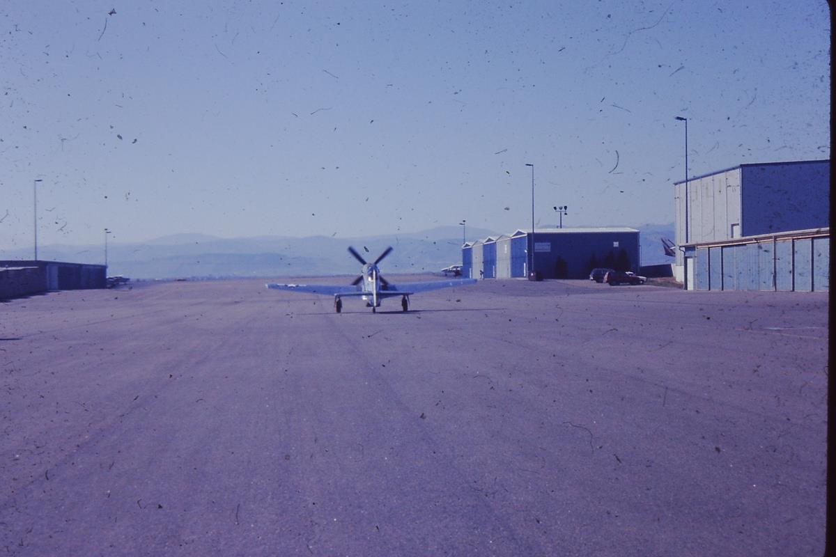 North Amerian P-51 Mustang at Jeffco Airport, Colorado, September 2000