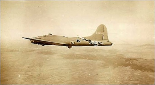B17 Damaged in Mid-Air Collision in 1943