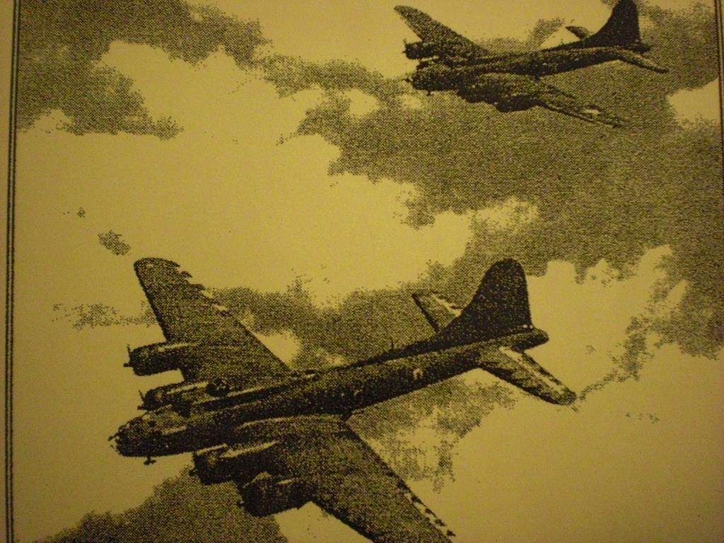 B-17s in flight