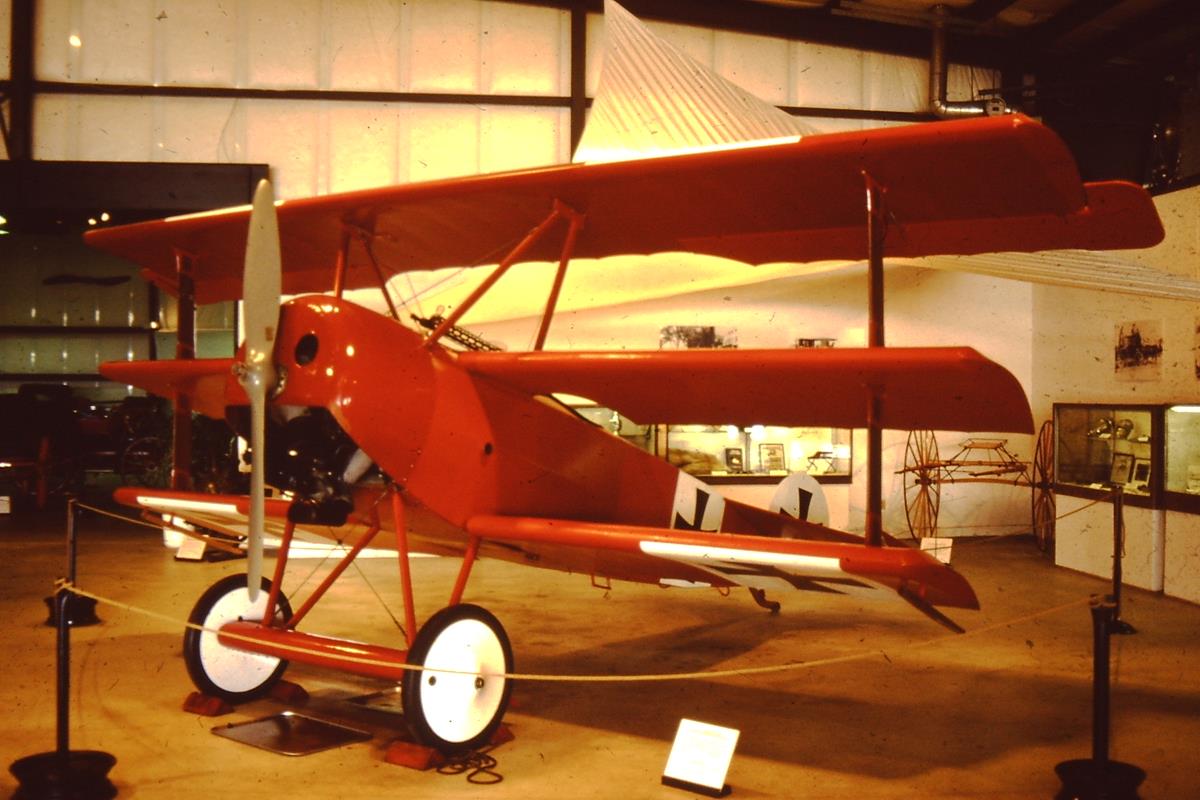1917 Fokker DR I, Owls Head Museum, Maine, September 1991