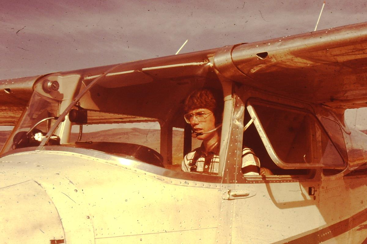Steve Knouse and Dave Barth on Mountain Flight, September 1980