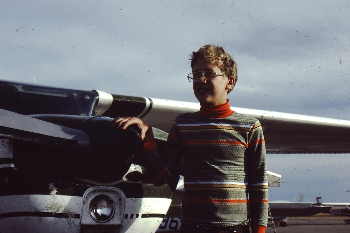 Flight with a Student, 1980