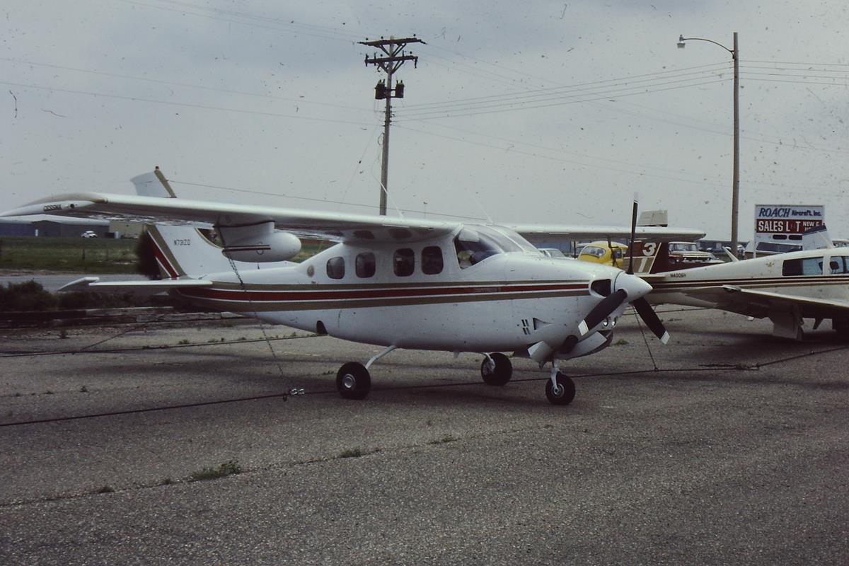 Peter Barth and David Barth at Jeffco Airport, April 1984
