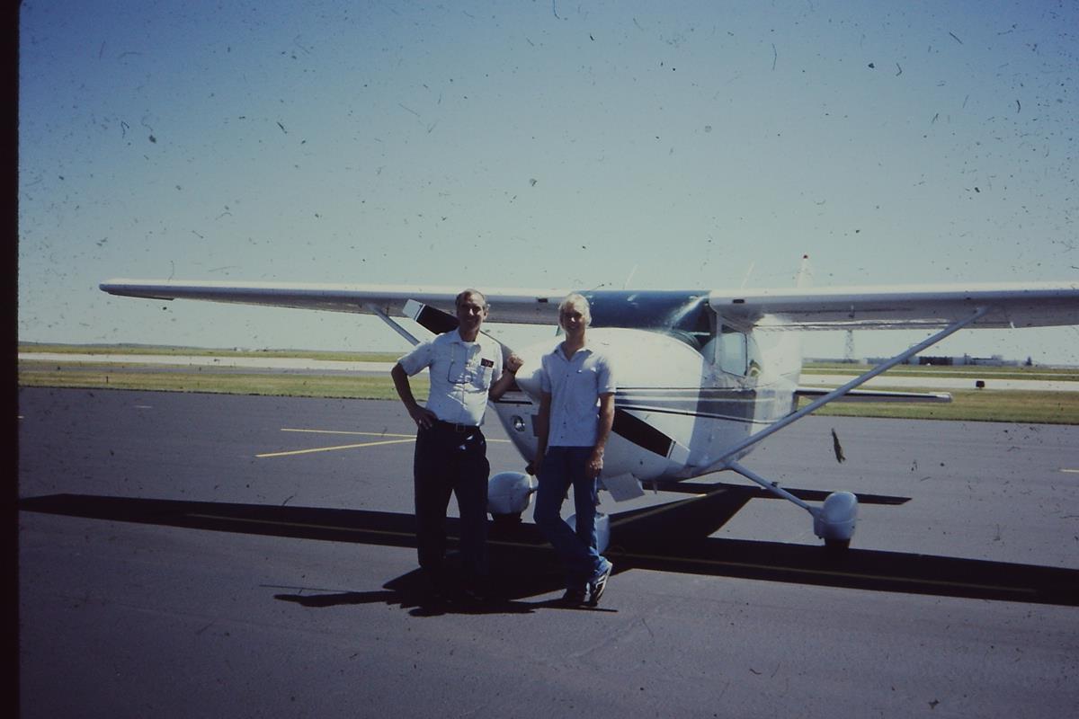 Greg Boom flight in his Cessna 182, July 1991