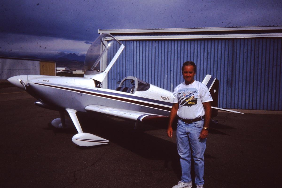 Peter Fox's RV6 ready for flight to Sheridan, Wyoming, September 1994