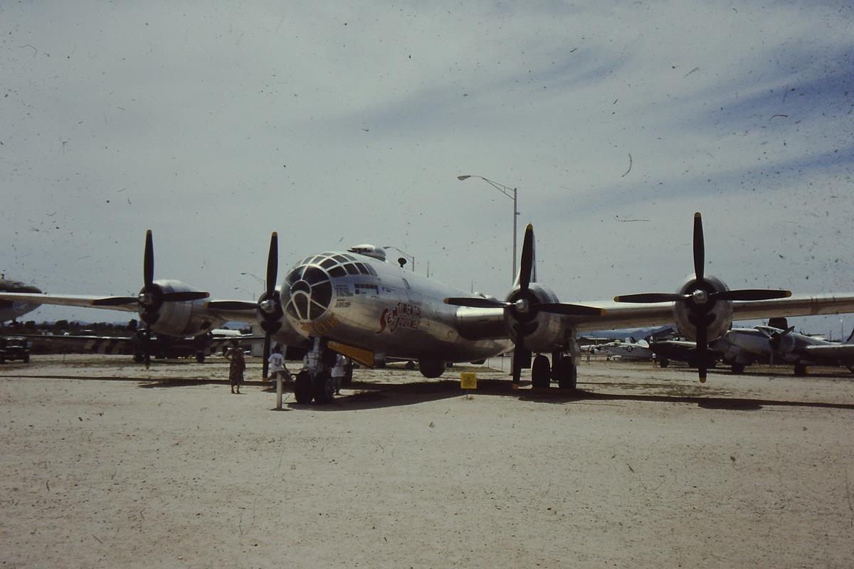 Boeing B-29 Superfortress at Pima Air Museum, Tucson, Arizona, March 1990