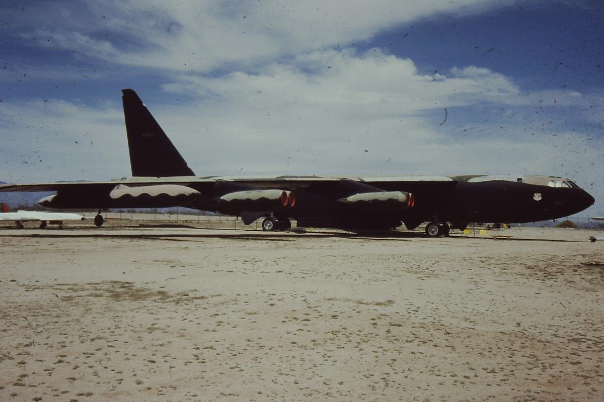 Boeing B-52 Stratofortress at Pima Air Museum, Tucson, Arizona, March 1990