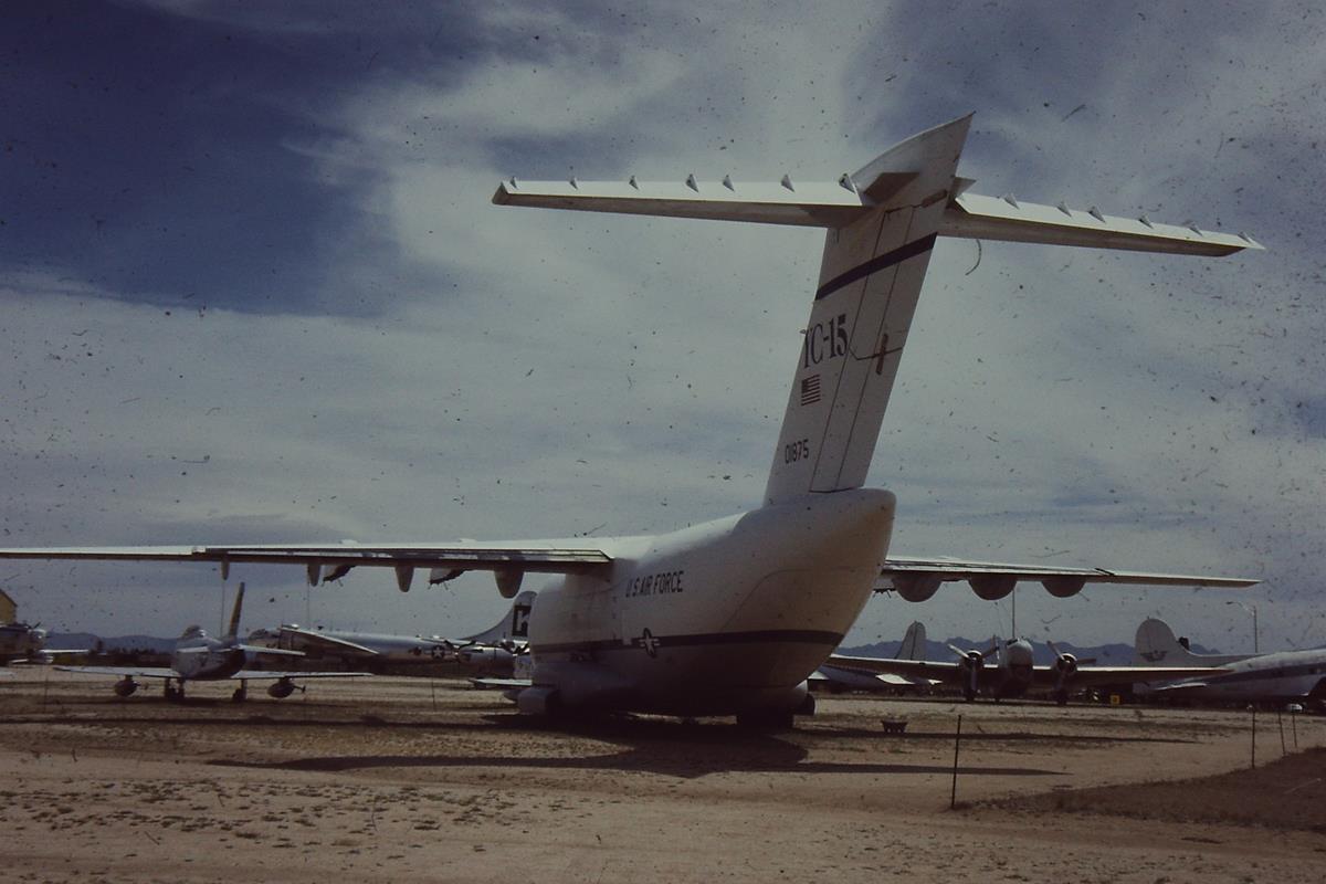 Boeing YC-15 at Pima Air Museum, Tucson, Arizona, March 1990