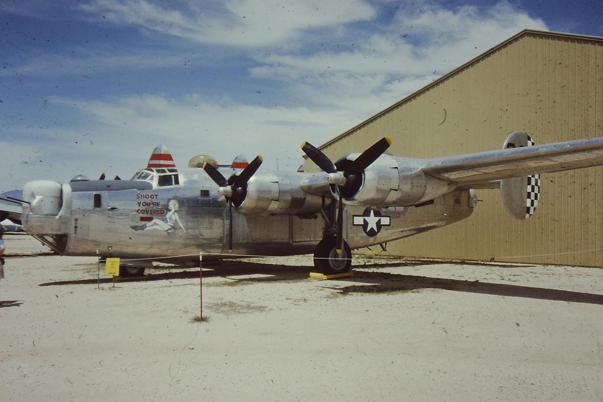 Convair B-24 Liberator at Pima Air Museum, Tucson, Arizona, March 1990