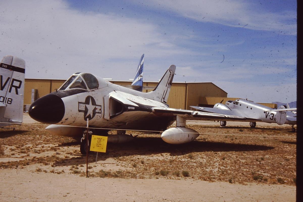 Douglas F4D Skyray at Pima Air Museum, Tucson, Arizona, March 1990