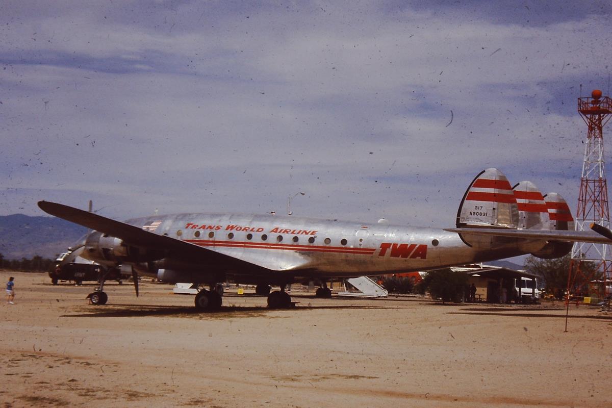 Lockheed Constellation at Pima Air Museum, Tucson, Arizona, March 1990