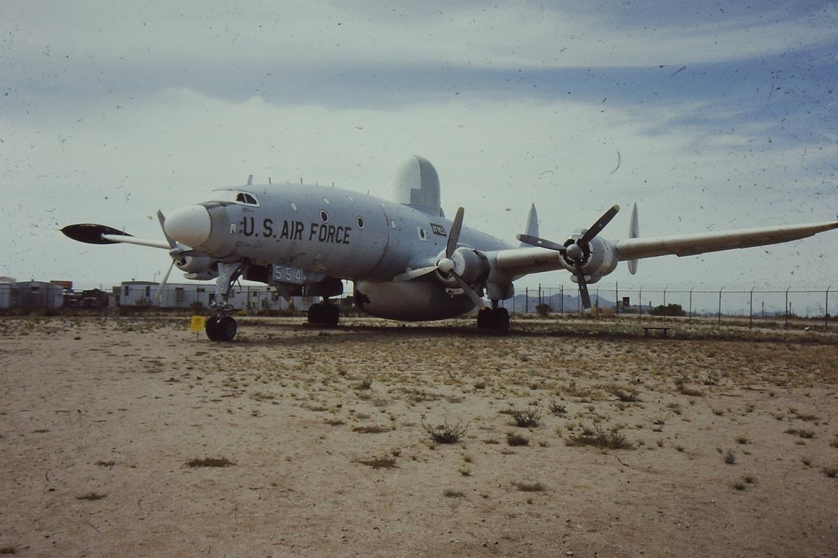 Lockheed Constellation AWACS at Pima Air Museum, Tucson, Arizona, March 1990