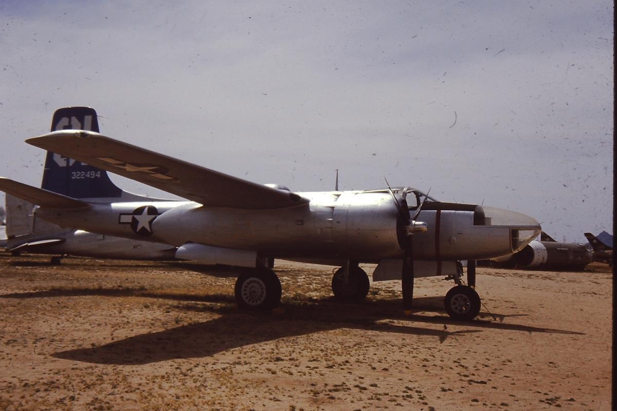 North American B-25 Mitchell at Pima Air Museum, Tucson, Arizona, March 1990