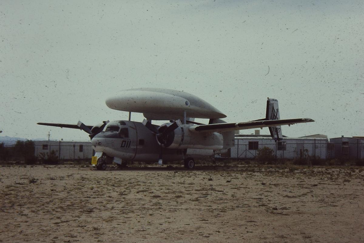 Northop Grumman E-2 Hawkeye at Pima Air Museum, Tucson, Arizona, March 1990