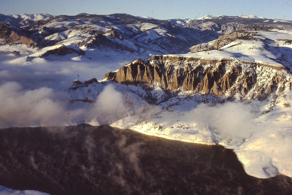Flight over Black Canyon of the Gunnion, 1975