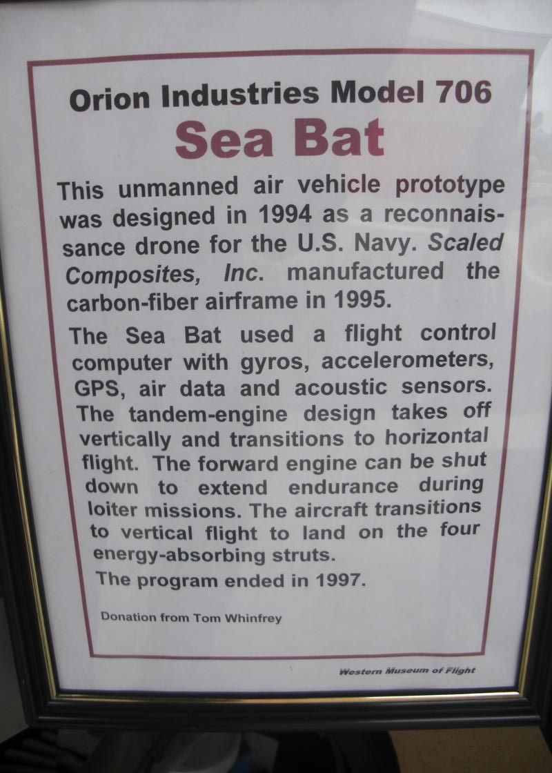 Orion Sea Bat, Torrance Airport, California