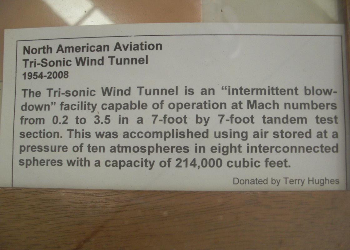 North American Tri-Sonic Wind Tunnel