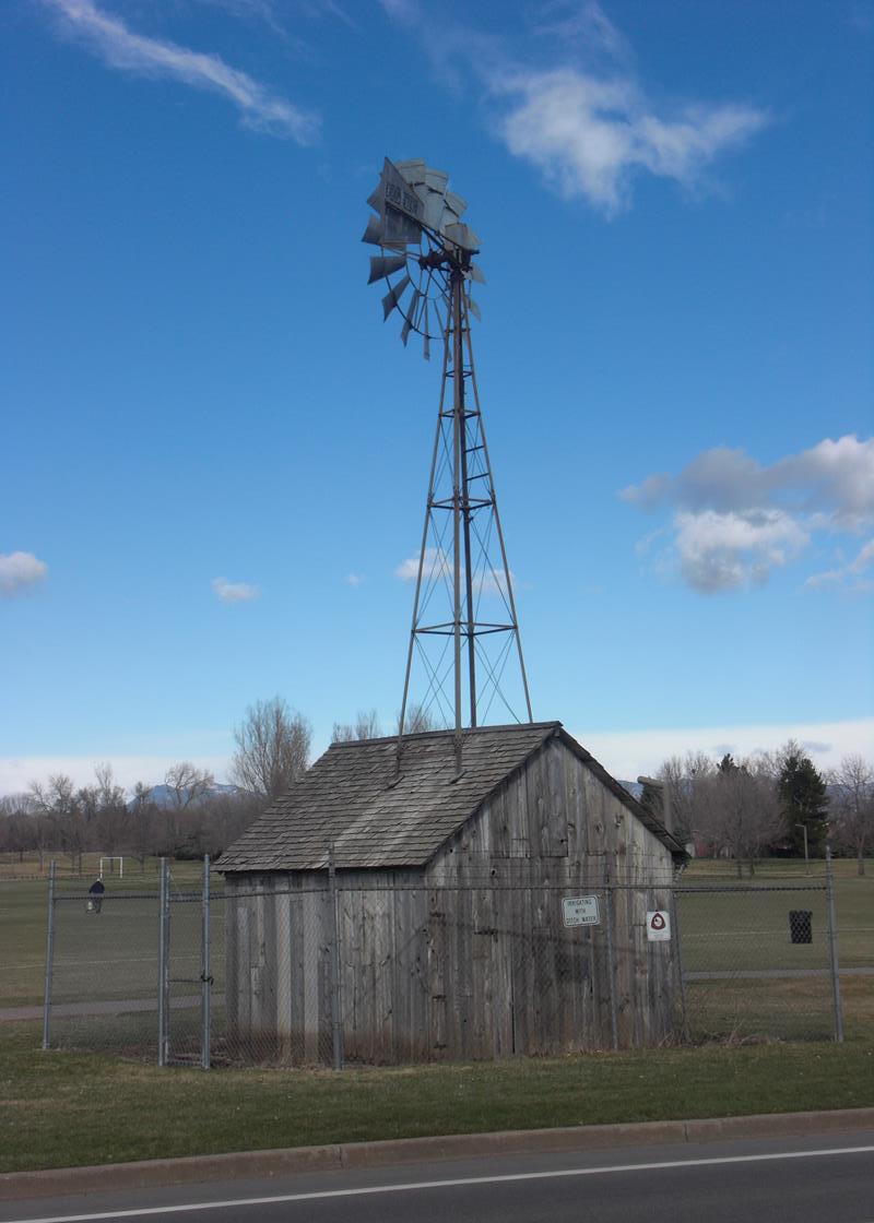 Everett Farm Windmill in Addenbrooke Park