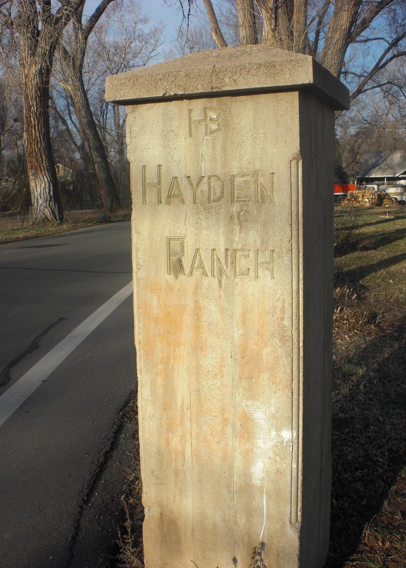 Hayden Ranch Marker