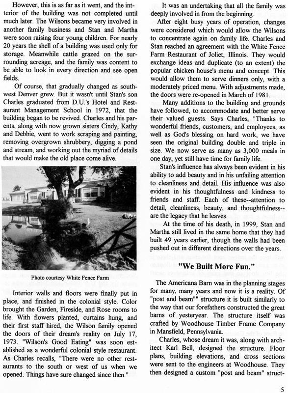 Lakewood Historical Society Newsletter, Summer 2000
