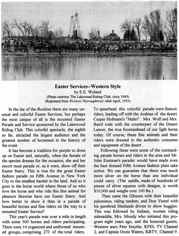 Lakewood Historical Society Newsletter, Spring 2001