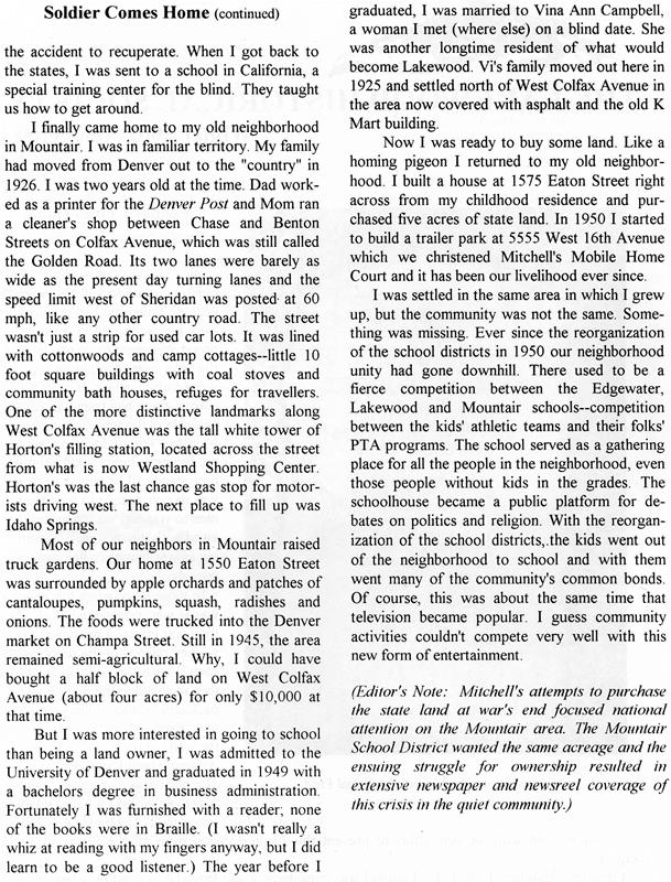 Lakewood Historical Society Newsletter, Winter 2002