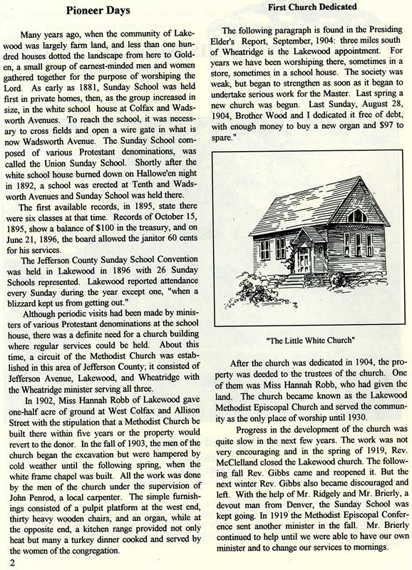 Lakewood Historical Society Newsletter, Summer 2002