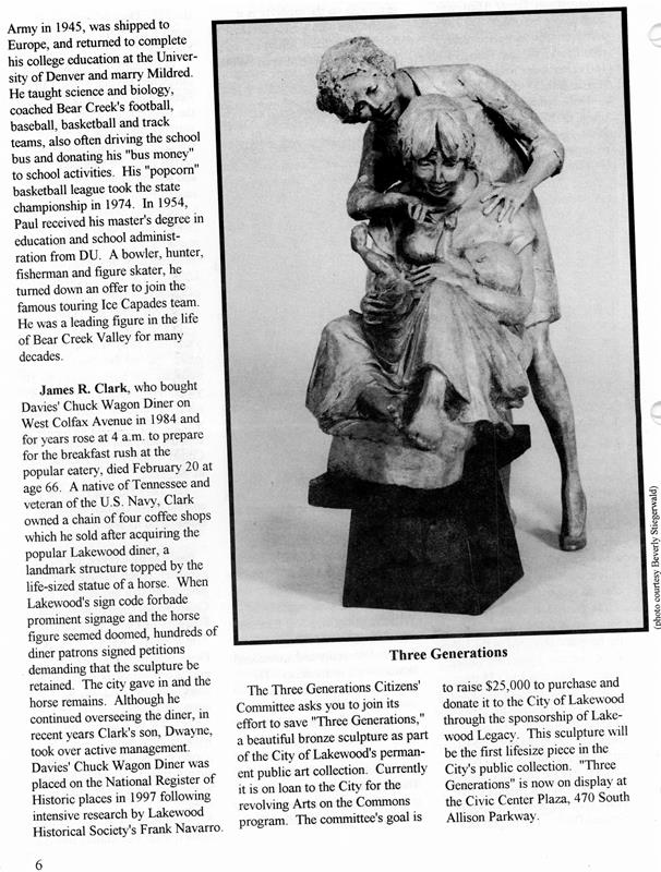 Lakewood Historical Society Newsletter, Spring 2003