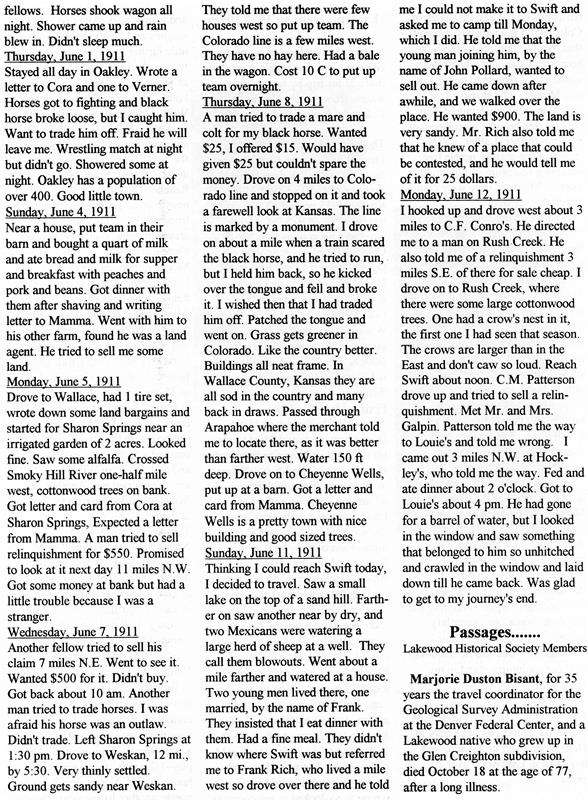 Lakewood Historical Society Newsletter, Winter 2004