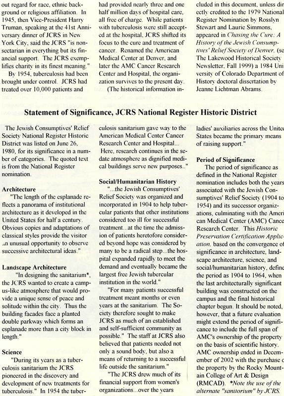 Lakewood Historical Society Newsletter, Summer 2004